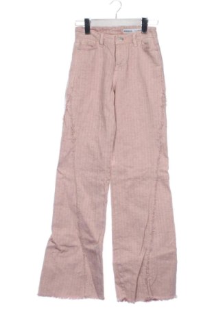 Дамски дънки Bershka, Размер XXS, Цвят Пепел от рози, Цена 20,00 €