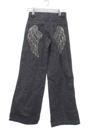 Blugi de femei Bershka, Mărime XXS, Culoare Gri, Preț 91,99 Lei