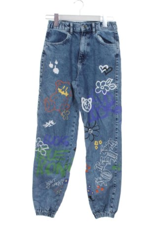 Blugi de femei Bershka, Mărime XS, Culoare Albastru, Preț 64,99 Lei