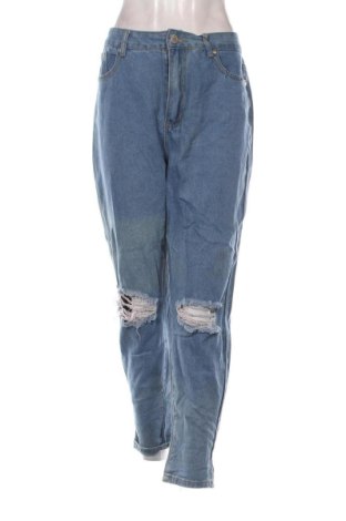 Damskie jeansy Boohoo, Rozmiar L, Kolor Niebieski, Cena 123,99 zł