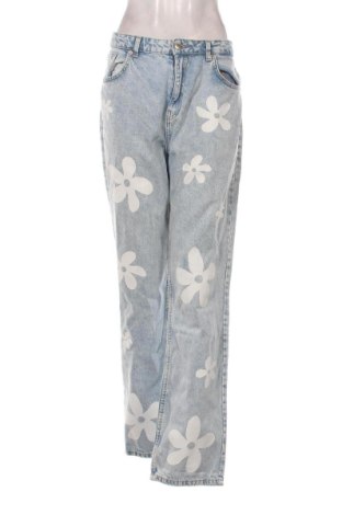 Damskie jeansy Fb Sister, Rozmiar L, Kolor Niebieski, Cena 121,53 zł