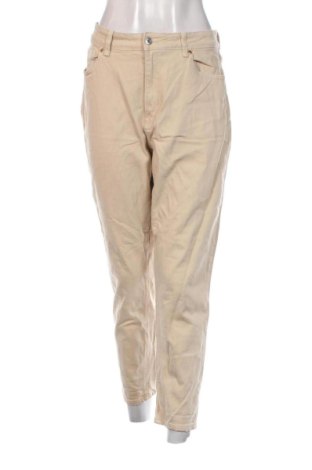 Damskie jeansy H&M, Rozmiar L, Kolor Beżowy, Cena 71,99 zł