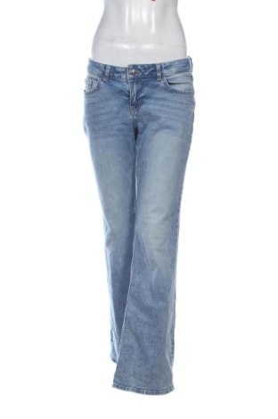 Damskie jeansy H&M Divided, Rozmiar L, Kolor Niebieski, Cena 75,02 zł