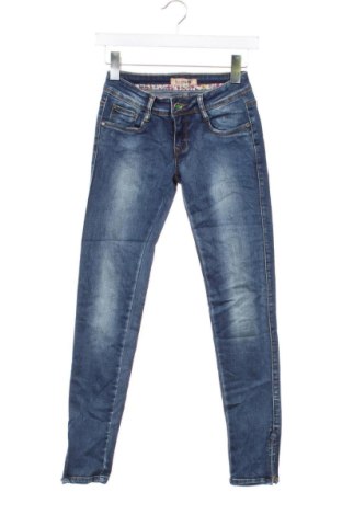 Damskie jeansy Kiss Pink, Rozmiar XXS, Kolor Niebieski, Cena 78,99 zł