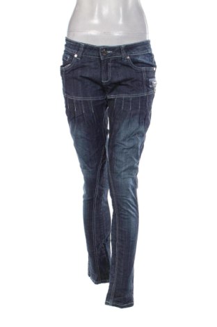 Blugi de femei Miss Swan, Mărime L, Culoare Albastru, Preț 51,99 Lei