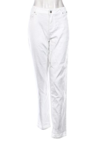 Damskie jeansy Perfect Jeans By Gina Tricot, Rozmiar L, Kolor Biały, Cena 91,99 zł