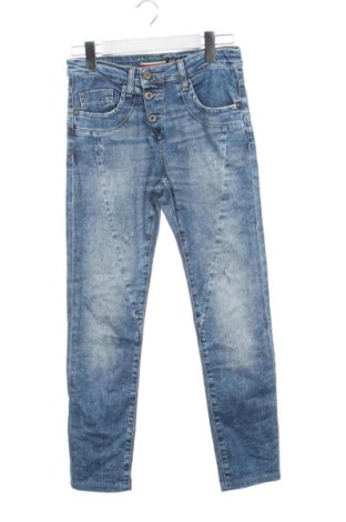 Damskie jeansy Please, Rozmiar S, Kolor Niebieski, Cena 52,99 zł