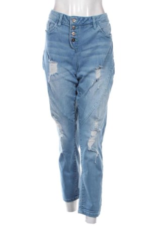 Blugi de femei Rainbow, Mărime L, Culoare Albastru, Preț 52,13 Lei