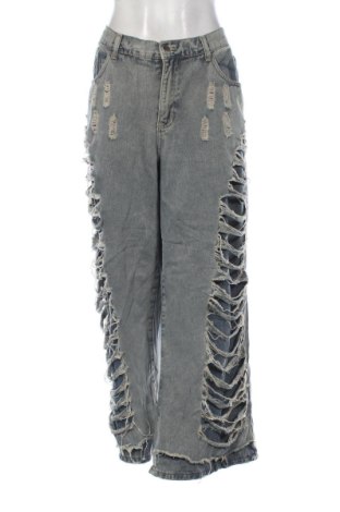 Дамски дънки SHEIN, Размер XL, Цвят Син, Цена 15,33 €