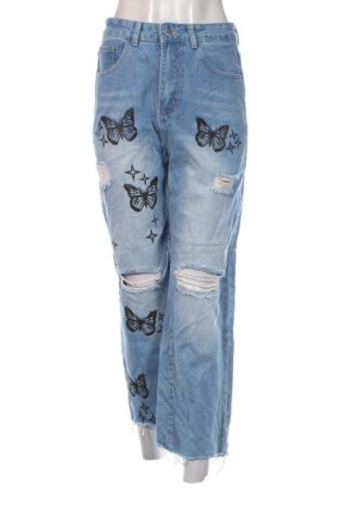 Blugi de femei SHEIN, Mărime S, Culoare Albastru, Preț 91,99 Lei