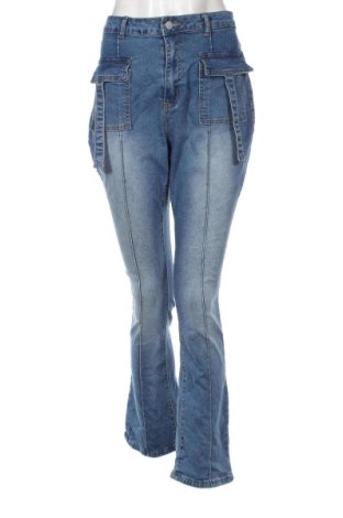 Blugi de femei SHEIN, Mărime L, Culoare Albastru, Preț 55,99 Lei