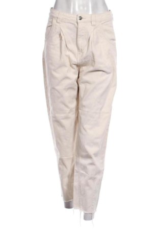 Damskie jeansy Sinsay, Rozmiar S, Kolor Beżowy, Cena 53,58 zł