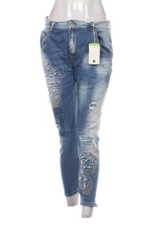 Damskie jeansy Unbranded, Rozmiar XL, Kolor Niebieski, Cena 55,99 zł