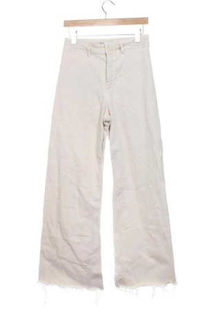 Dámské džíny  Zara, Velikost XS, Barva Krémová, Cena  269,00 Kč