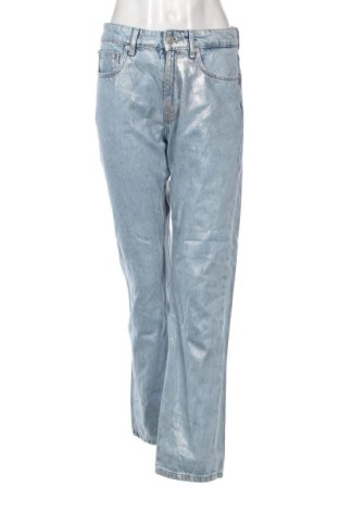 Blugi de femei Zara, Mărime M, Culoare Albastru, Preț 91,99 Lei