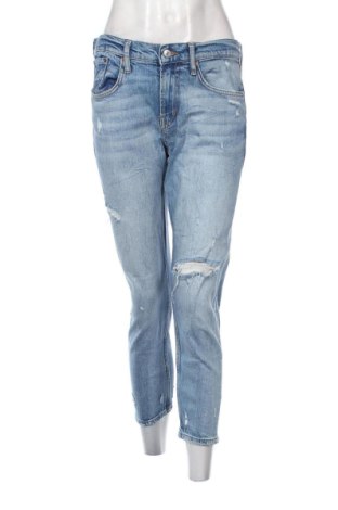 Damskie jeansy Zara, Rozmiar L, Kolor Niebieski, Cena 61,99 zł