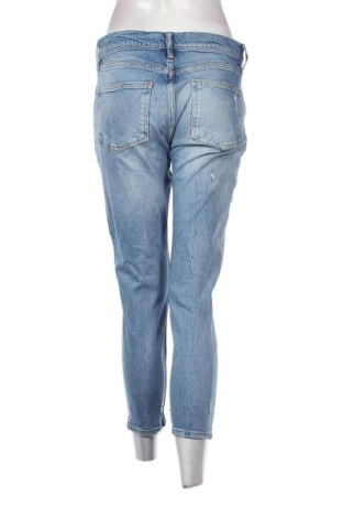 Damskie jeansy Zara, Rozmiar L, Kolor Niebieski, Cena 61,99 zł