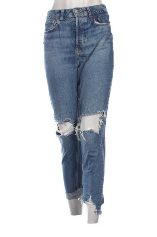 Damskie jeansy Zara, Rozmiar S, Kolor Niebieski, Cena 72,99 zł