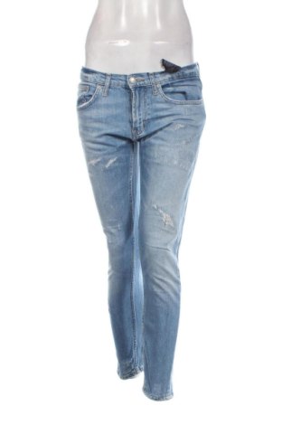 Blugi de femei Zara, Mărime M, Culoare Albastru, Preț 71,99 Lei