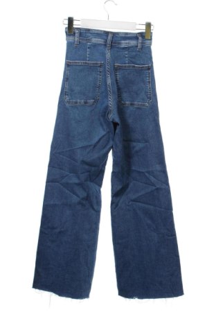 Blugi de femei Zara, Mărime XS, Culoare Albastru, Preț 67,99 Lei