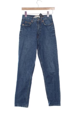 Дамски дънки Zara, Размер XS, Цвят Син, Цена 16,69 €