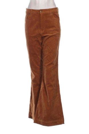 Pantaloni de velvet de femei Ghanda, Mărime L, Culoare Maro, Preț 52,99 Lei