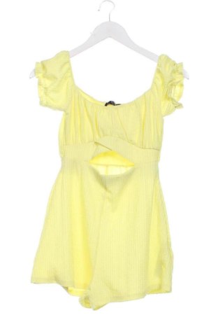 Kurzer Damenoverall Bershka, Größe XS, Farbe Gelb, Preis 20,00 €