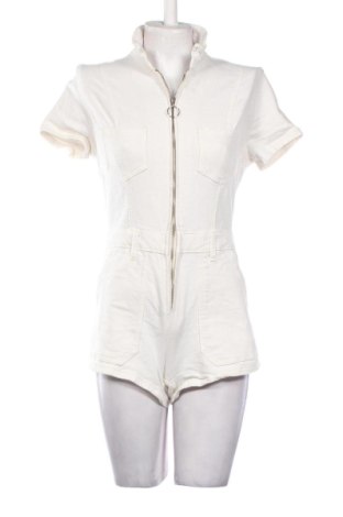 Kurzer Damenoverall Bershka, Größe M, Farbe Weiß, Preis € 20,00