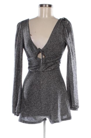 Dámská krátká kombinéza  Bershka, Velikost XXS, Barva Stříbrná, Cena  599,00 Kč