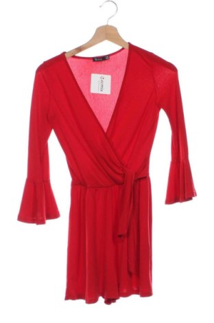 Dámská krátka kombinéza  Bershka, Veľkosť XS, Farba Červená, Cena  10,26 €