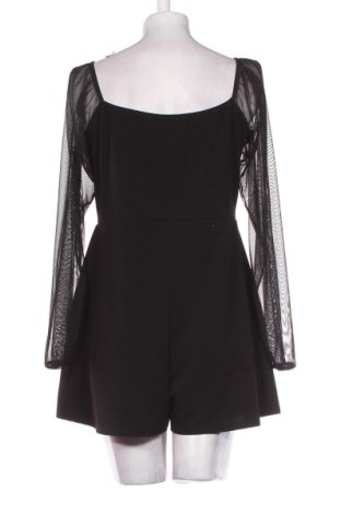 Дамски къс гащеризон Boohoo, Размер XL, Цвят Черен, Цена 8,57 €