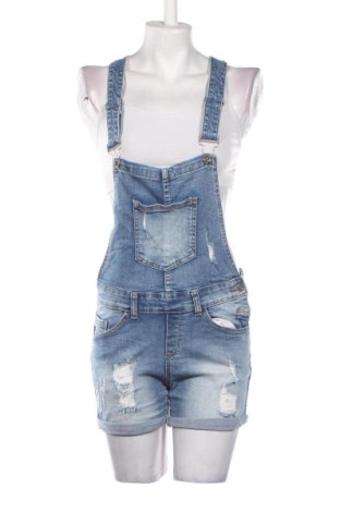 Дамски къс гащеризон Fb Sister, Размер S, Цвят Син, Цена 6,64 €