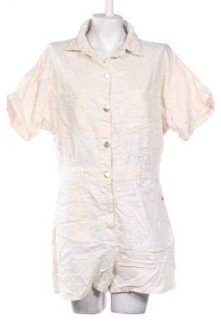 Kurzer Damenoverall Zara, Größe XL, Farbe Ecru, Preis € 22,99