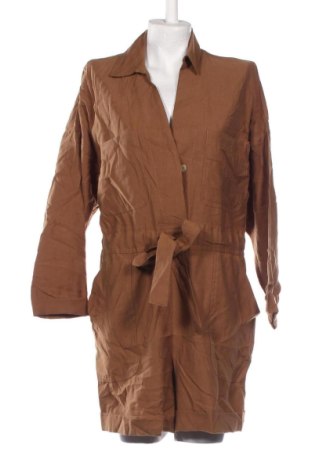 Дамски къс гащеризон Zara, Размер M, Цвят Кафяв, Цена 17,89 €