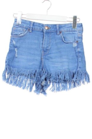 Pantaloni scurți de femei Bershka, Mărime XS, Culoare Albastru, Preț 46,92 Lei