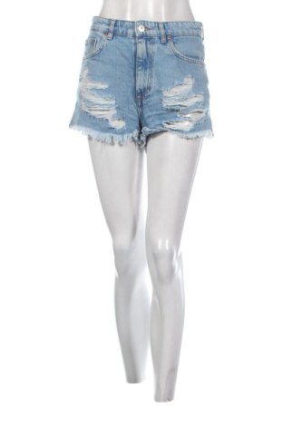 Pantaloni scurți de femei Pull&Bear, Mărime S, Culoare Albastru, Preț 41,99 Lei