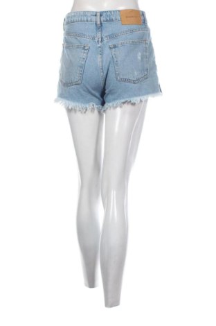 Pantaloni scurți de femei Pull&Bear, Mărime S, Culoare Albastru, Preț 41,99 Lei