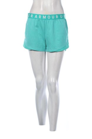 Γυναικείο κοντό παντελόνι Under Armour, Μέγεθος S, Χρώμα Πράσινο, Τιμή 20,99 €