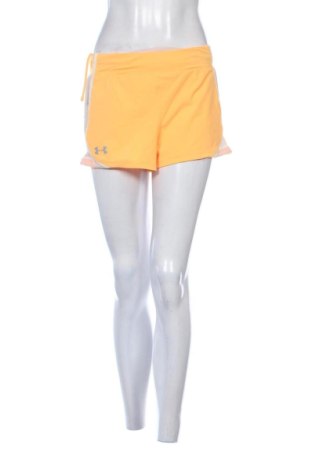 Pantaloni scurți de femei Under Armour, Mărime M, Culoare Portocaliu, Preț 77,83 Lei