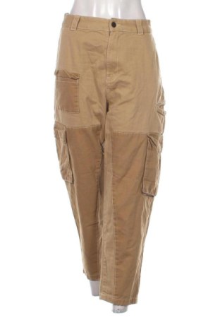 Damskie spodnie Bershka, Rozmiar XL, Kolor Brązowy, Cena 40,99 zł