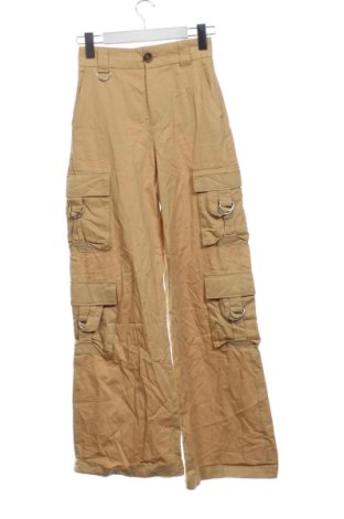 Dámské kalhoty  Bershka, Velikost XXS, Barva Hnědá, Cena  179,00 Kč