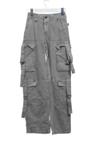 Dámské kalhoty  Bershka, Velikost XXS, Barva Šedá, Cena  439,00 Kč