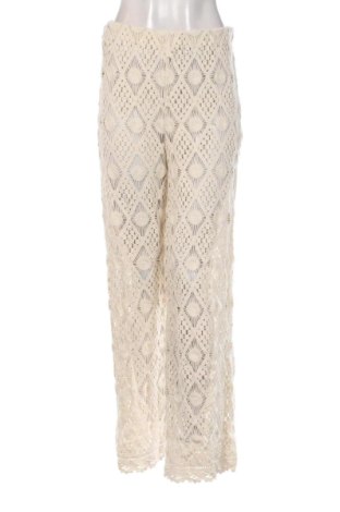 Pantaloni de femei Decjuba, Mărime M, Culoare Ecru, Preț 443,99 Lei