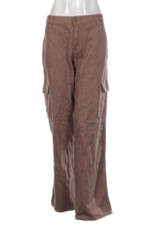 Damskie spodnie SHEIN, Rozmiar XL, Kolor Brązowy, Cena 38,99 zł