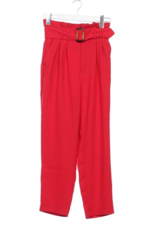 Damskie spodnie Stradivarius, Rozmiar XS, Kolor Czerwony, Cena 42,87 zł