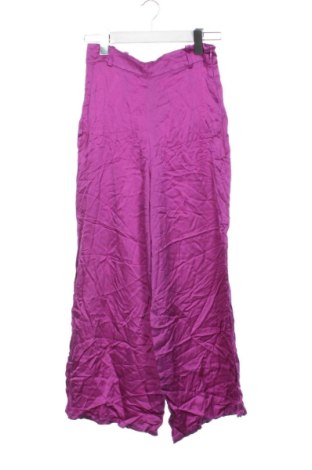 Damskie spodnie Zara, Rozmiar XS, Kolor Fioletowy, Cena 63,99 zł