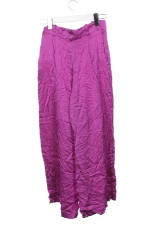 Damskie spodnie Zara, Rozmiar XS, Kolor Fioletowy, Cena 63,99 zł