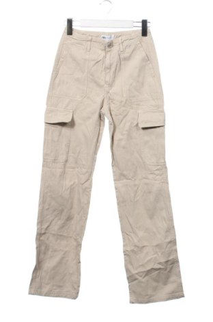 Дамски панталон Zara, Размер XS, Цвят Бежов, Цена 14,31 €