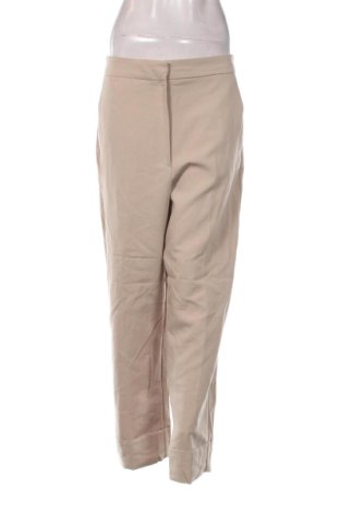 Damenhose Zara, Größe L, Farbe Beige, Preis 17,99 €