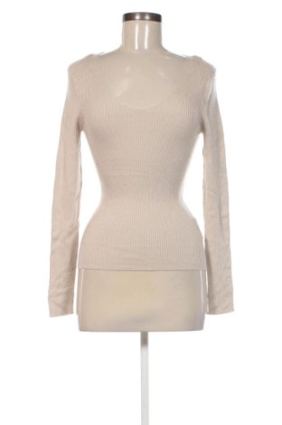 Pulover de femei Amisu, Mărime S, Culoare Bej, Preț 91,99 Lei